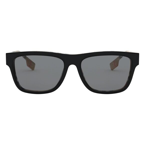 New BURBERRY Black Square BE4293 380687 Sunglasses Women - Picture 2 of 4